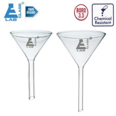 Glass Funnel (Filter) 125mm Borosilicate Glass Chemical Resistant CH0456E LABGLASS USA